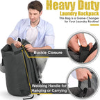 Laundry Backpack Bag, 115L Extra Large Laundry Bags - Image 5