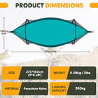 Chihee Ultra-Light Travel Camping Hammock Pop-up Net Hammock 660lbs Load - Image 3