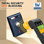 RUNBOX AirTag-Wallet-Mens-Slim-RFID Blocking Wallets Leather - Image 5