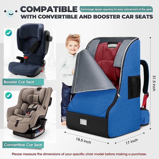 RAINSMORE Padded Car Seat Travel Bag - Image 2