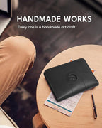 ALLIVE Passport Holder for Travel, Genuine Leather Passport Holder - Image 4