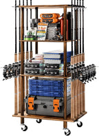 Ghosthorn Fishing Rod Holders for Garage Fishing Pole Rack Hold up to 10 Rods by Ghosthorn