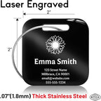 Customized Stainless Steel Luggage Tags: Personalize Your Suitcases, and Bags - Image 5