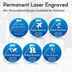 Customized Stainless Steel Luggage Tags: Personalize Your Suitcases, and Bags - Image 5