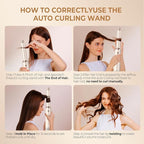 5 in 1 Blow Dryer Brush, Negative Ion Hair Dryer Brush Set Upgrade Hot Air Brush Air Styler Curling Wrap Air Curler, Curling Iron Hair Styling Tools As A Gift for Straight/Curl/Drying/Smoothing