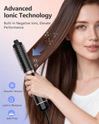 Hot Air Brush, Updated Version Thermal Brush & Hair Dryer Brush One Step Volumizer, High-Speed 1.5 Inch Negative Ion Blowout Express Thermal Round Brush Salon-Quality Blowouts, Hair Shinier & Smoother