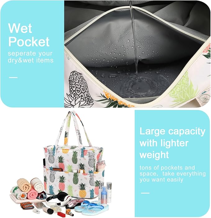 Waterproof Beach Tote Pool Bags - Image 3