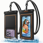 UNBREAKcable Floating Waterproof Phone Pouch 2 Pack, IPX8 Waterproof Phone Case by UNBREAKcable
