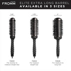 Fromm Elite Thermal Ceramic x Ionic 2" Round Brush for Expert Blowouts and Faster Hair Drying | Extended Barrel for Styling, Smoothing, Straightening Longer Thicker Hair