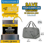 Narwey 18" Carry on Bag Underseat Luggage - Image 2