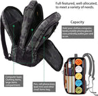 MATEIN Travel Backpack with USB, Sturdy College School Backpack - Image 7