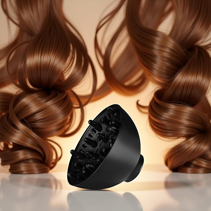 Black Adaptable for Blow Dryers Diffuser Hair Universal for Curly Hair Hair Care Hair Dryer Diffusers Hair Dryers and Styling Tools and Appliances Accessories