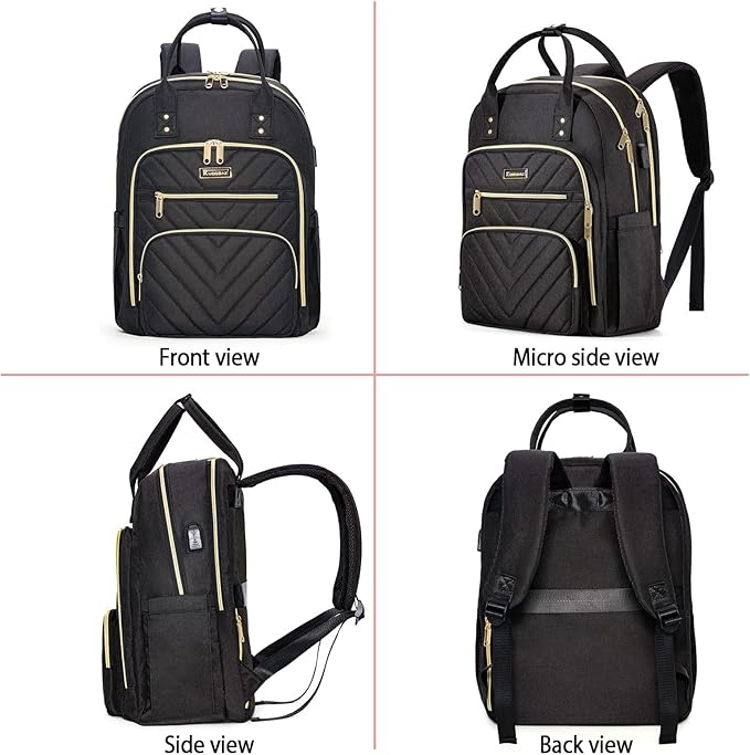 Travel Laptop Backpack for Women, School Backpack for Teens, 15.6 Inch Work - Image 7