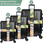 Painting Luggage Straps for Suitcases, Adjustable Luggage Travel Belts to Keep - Image 3