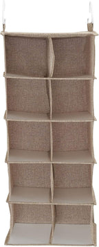 Household Essentials 10 Pocket Hanging Shoe Closet Organizer - Image 5