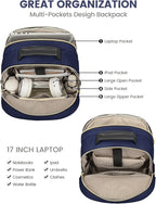 LOVEVOOK Laptop Backpack for Women, 17 Inch Large Capacity Travel Computer Work - Image 3