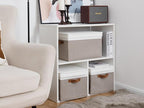 StorageWorks Storage Bins with Lids, Decorative Storage Boxes with Lid and PU - Image 6
