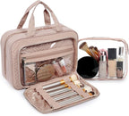BAGSMART Toiletry Bag Hanging Travel Makeup Organizer - Image 2