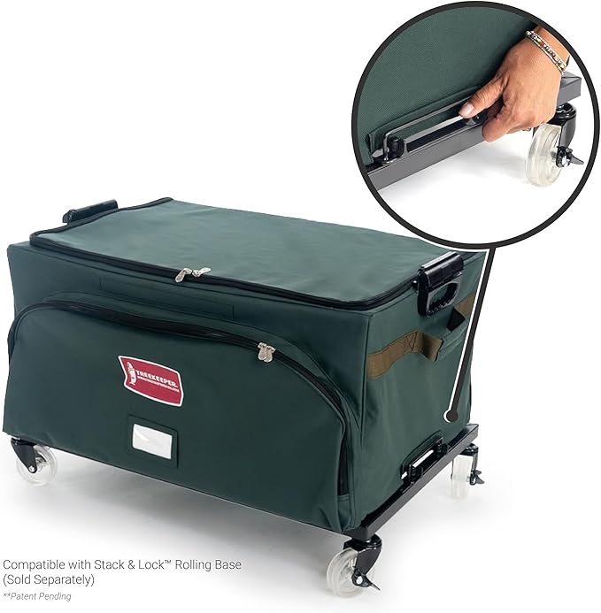 TreeKeeper Stack & Lock™ Storage Rolling Base Locking Caster Wheels - Image 4
