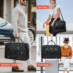 WITZMAN Weekender Bags for Men Women Carry On Duffle Overnight Bag - Image 2