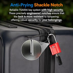 TSA Approved Luggage Locks, Ultra-Secure Dimple Key Travel Locks - Image 3