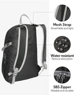 WATERFLY Small Lightweight Packable Backpack: 20l Ultra Light Foldable Travel - Image 5