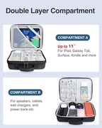Luxtude Electronic Organizer Travel Case Large, Hard Case - Image 3
