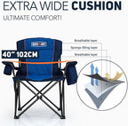 Overmont Oversized Folding Camping Chair - Image 5