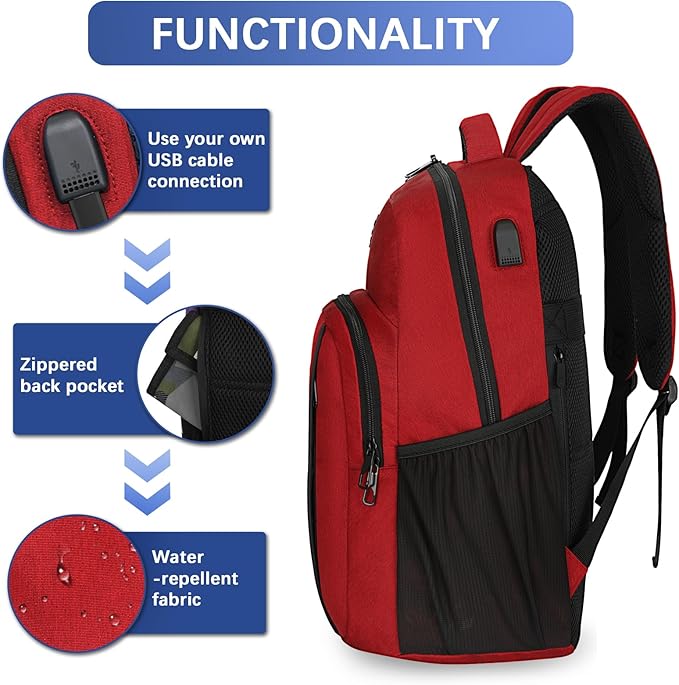 LARIPOP Extra Large Backpack, 17.3 Inch Business Laptop backpack - Image 4