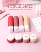 Travel Bottles for Toiletries 8 Pack, Travel Size Toiletries, Tsa Approved - Image 5