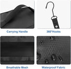 Suitcase Organizer, Travel Luggage Organizer Portable Hanging Travel Shelves - Image 3