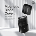 MANSCAPED® The Handyman™ Compact Face Shaver – Portable Men’s Travel Facial Hair Groomer, USB-C Rechargeable Razor, Electric Foil Face Shaver, Waterproof, Cordless, Dual-Action SkinSafe® Foil Blades