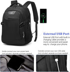 DUSLANG Travel Work Laptop Backpack - Image 4