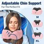Neck Pillow for Traveling, Travel Pillows for Airplanes, 100% Pure Memory Foam - Image 2