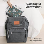 KeaBabies Portable Diaper Changing Pad, Easy Wipe Clean - Image 2