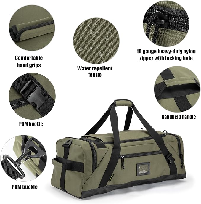 Large Duffle Bag, Gym Bags For Men Weekend Bag For Women Travel Backpack Carry - Image 5