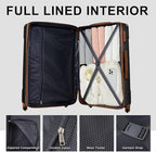 Merax Luggage Sets 3 Piece Hardshell 8 Spinner Wheels Lightweight Suitcase - Image 8