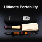 PURELURE Telescopic Fishing Rod Spinning & Casting, Fuji Alconite Ring - Image 4
