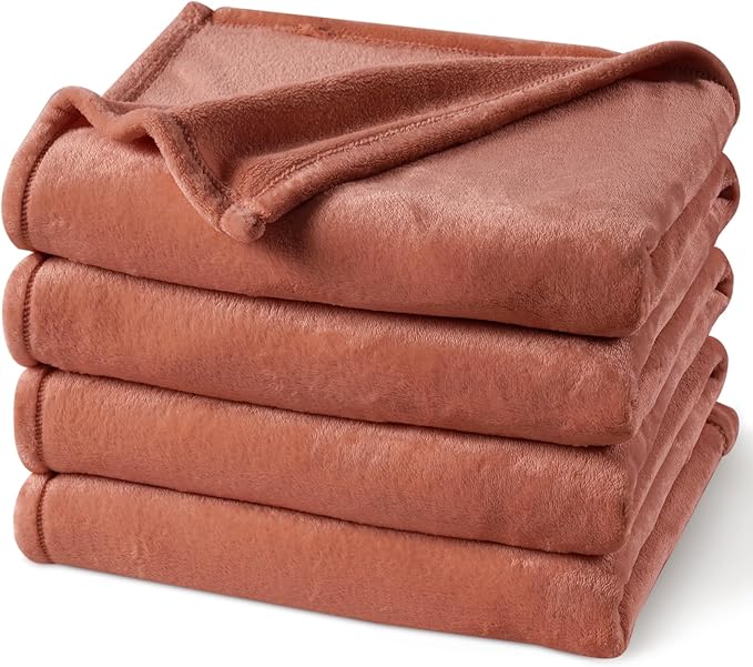 PHF Ultra Soft Fleece Blanket King Size, No Shed No Pilling Luxury Plush Cozy by PHF