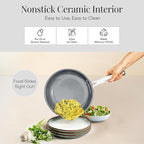 Granitestone 20 Pc Ceramic Cookware Set Nonstick, Complete Pots and Pans Set - Image 5