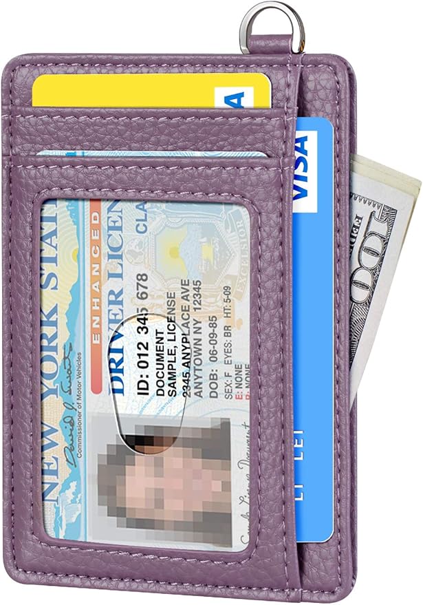 FurArt Slim Minimalist Wallet, Front Pocket Wallets, RFID Blocking, Credit Card - Image 2