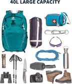Hiking Backpack 40L Lightweight Waterproof Daypack - Image 6