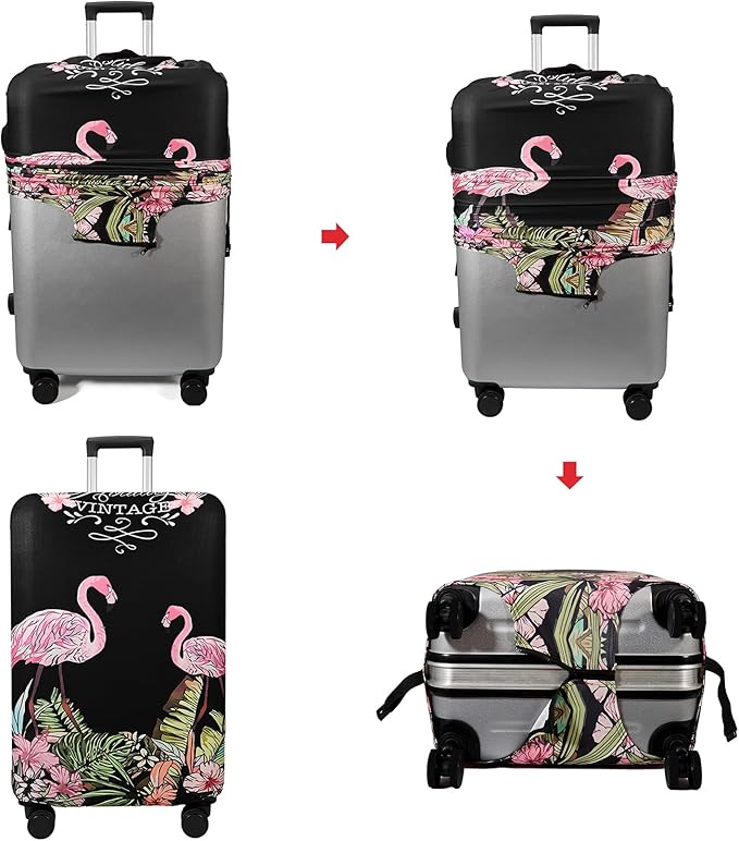 WUJIAONIAO Travel Luggage Cover Baggage Suitcase Cover Protector Skins 18-32 - Image 4
