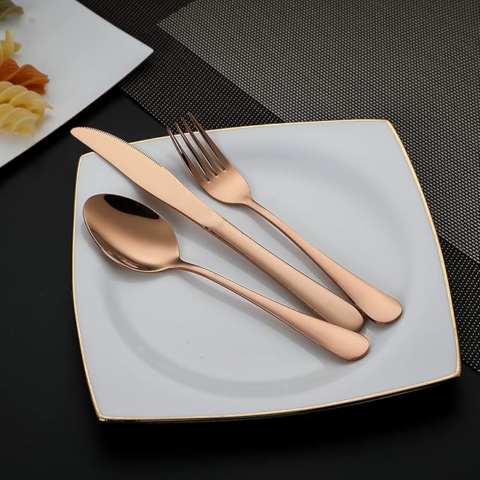 DEVICO Portable Utensils, Travel Camping Cutlery Set, 8-Piece including Knife - Image 3