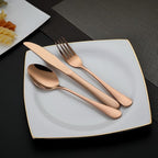 DEVICO Portable Utensils, Travel Camping Cutlery Set, 8-Piece including Knife - Image 3