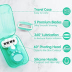 DreamGenius Travel Razors for Women Include 1 Handle and 5 Cartridges, Extra - Image 4