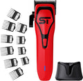 Supreme Trimmer Darkstar 72 Clipper with Magnetic Vector Motor | 180 Min Run Time, 9000 RPM Barber Hair Clipper | Low Noise, Professional Clipper DLC Blades | STC72