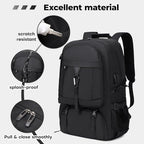 17.3 Inch gym backpack with shoe compartment, 50L Multiple Compartments - Image 6