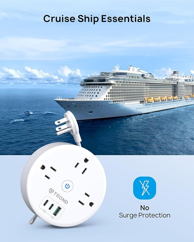 TROND 20W USB C Travel Power Strip - Image 5