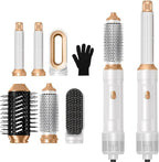 6 in ONE Blow Dryer Brush,Air Curling Iron Round Brush Blow Dryer 800W,Ionic Hair Dryer Brush for Women, Hot Air Brush Hair Styling Tools 100-120V